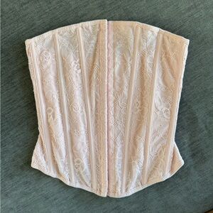 Garage Pink Lace Corset Bustier
